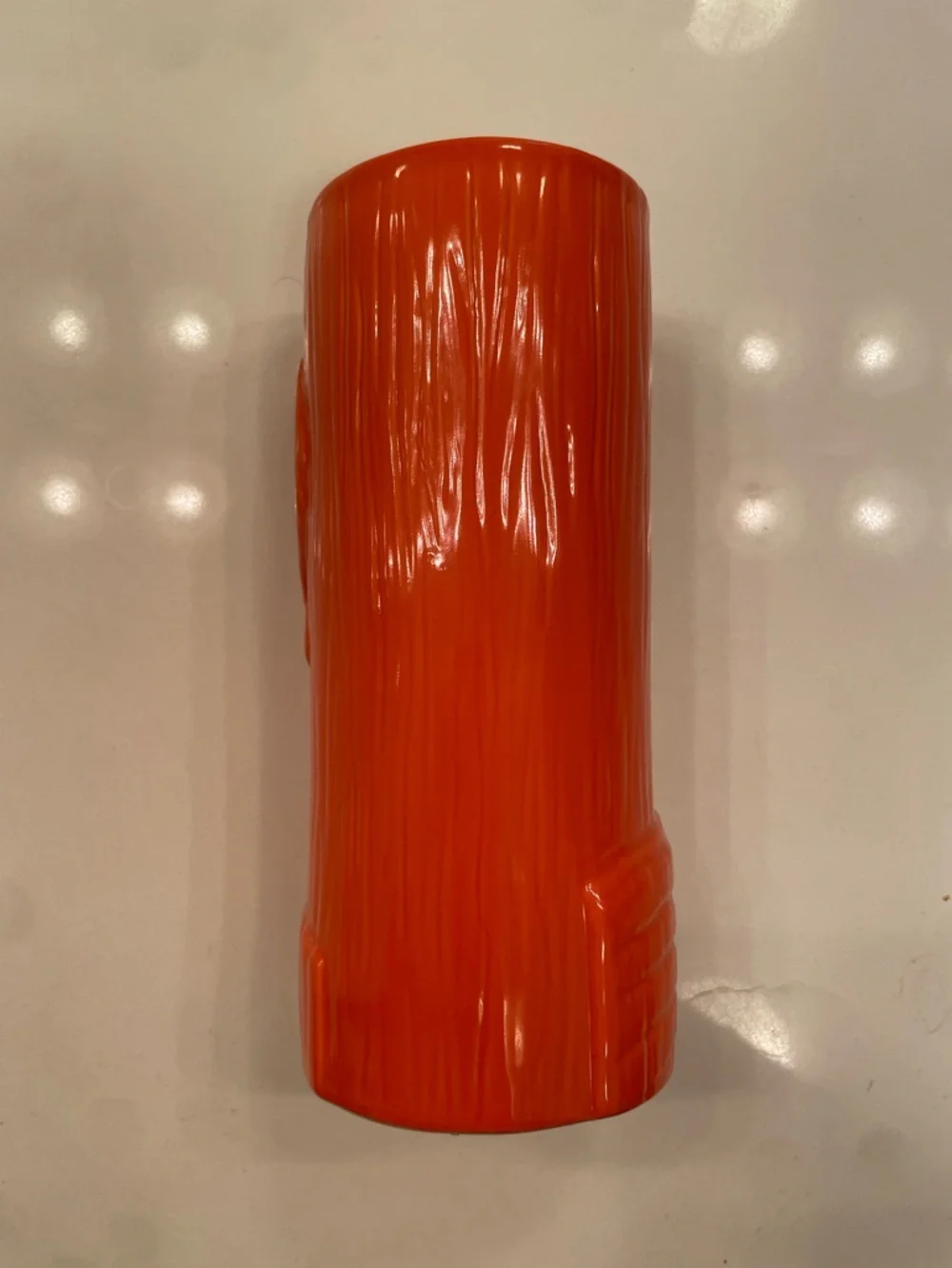 Rad Coffee Tiki Mug Logo Skeleton Sipper Grin Orange Skateboarding Horror Spooky